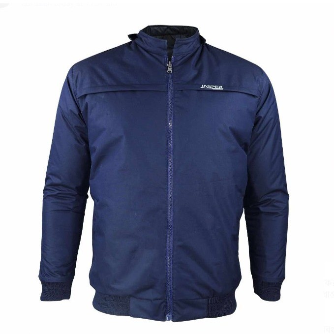 Trendy Collection Double part bonded fabric Jacket for Men- Navy Blue